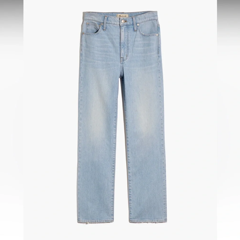 NWOT Madewell Light Blue Slim Demi Boot Jeans In “Bellmeade” Wash. Size 24”. - Picture 2 of 9